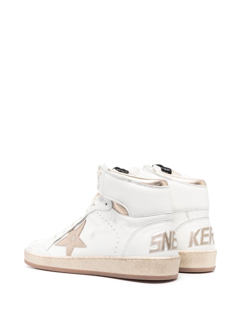 White Sky-star Leather Sneakers