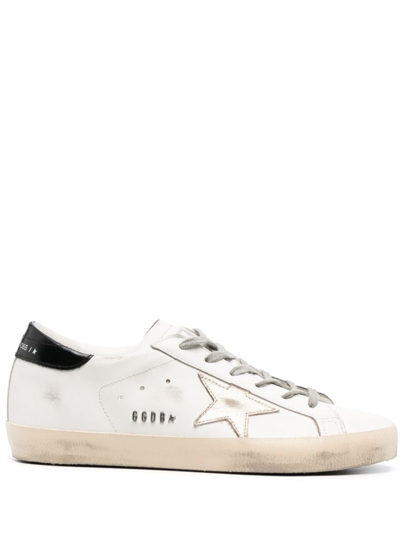 White Super-star Leather Sneakers