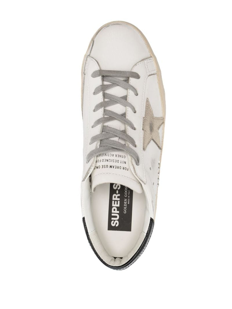 White Super-star Leather Sneakers