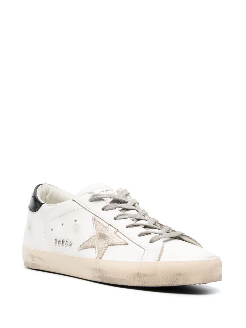White Super-star Leather Sneakers