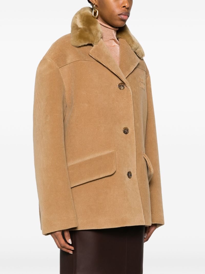 Brown Corduroy Cottonjacket