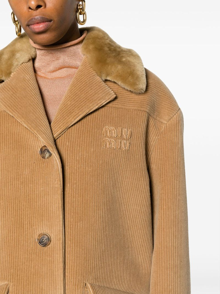 Brown Corduroy Cottonjacket