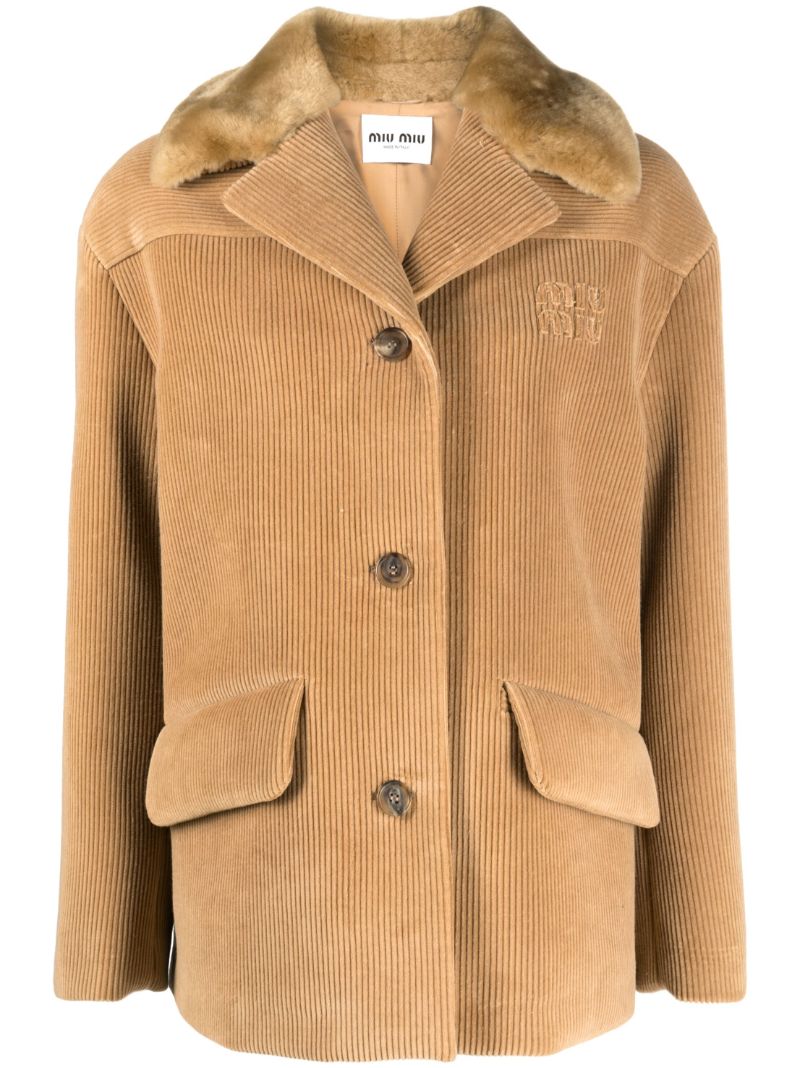 Brown Corduroy Cottonjacket
