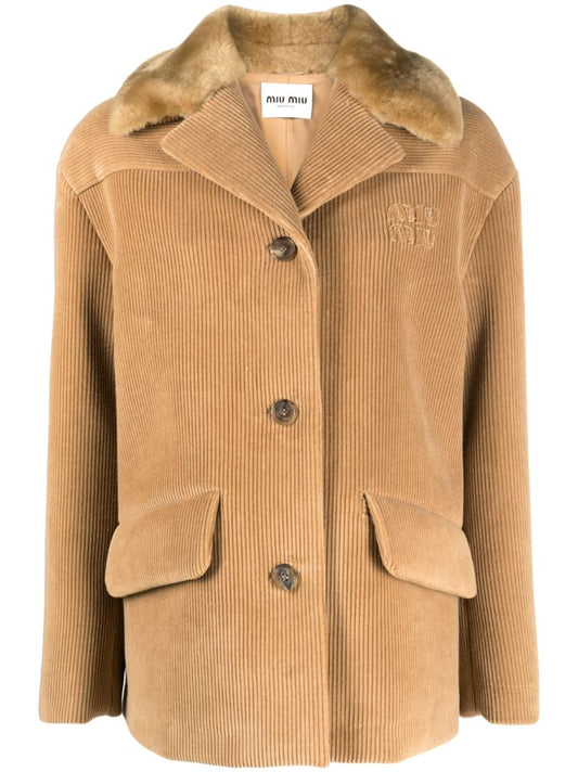 Brown Corduroy Cottonjacket