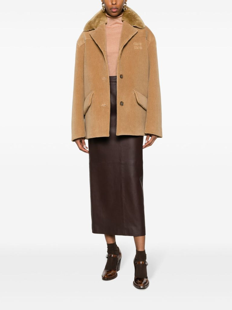 Brown Corduroy Cottonjacket