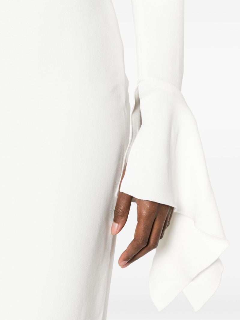 White Amalie Off-shoulder Maxi Dress