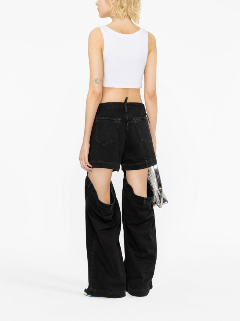 Black Ashton Deconstructed Jeans