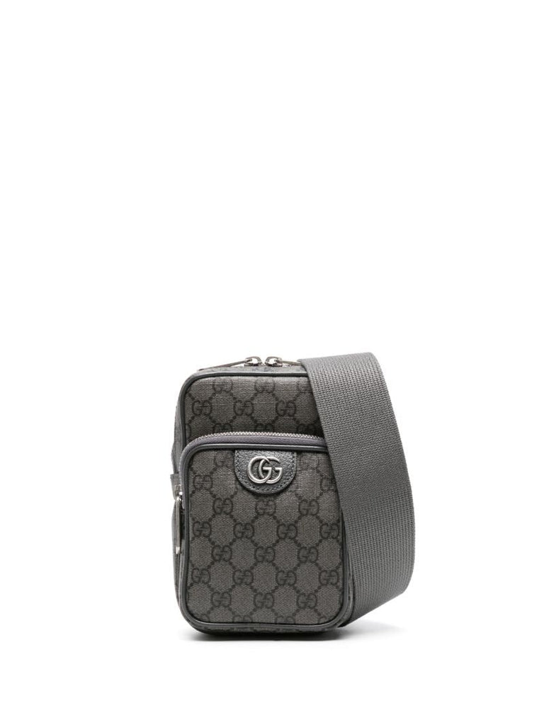Grey Ophidia Mini Gg Belt Bag