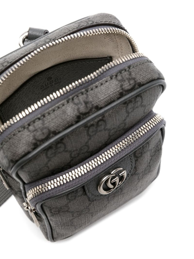 Grey Ophidia Mini Gg Belt Bag