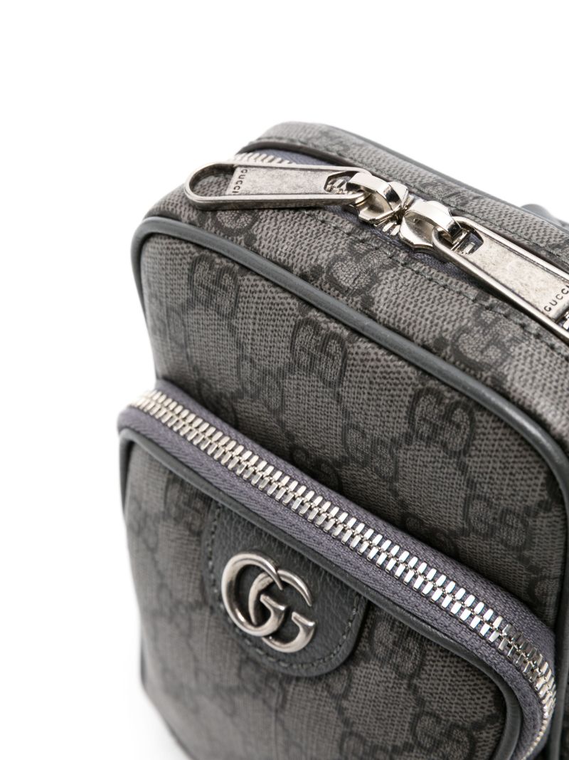 Grey Ophidia Mini Gg Belt Bag