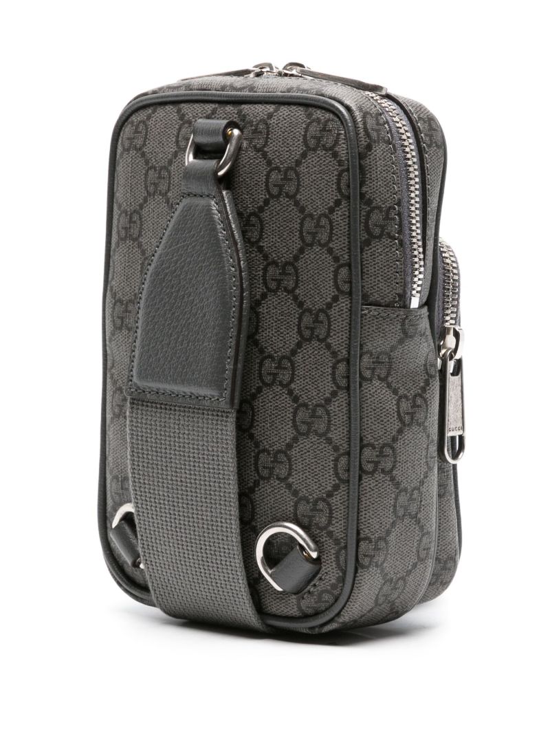 Grey Ophidia Mini Gg Belt Bag