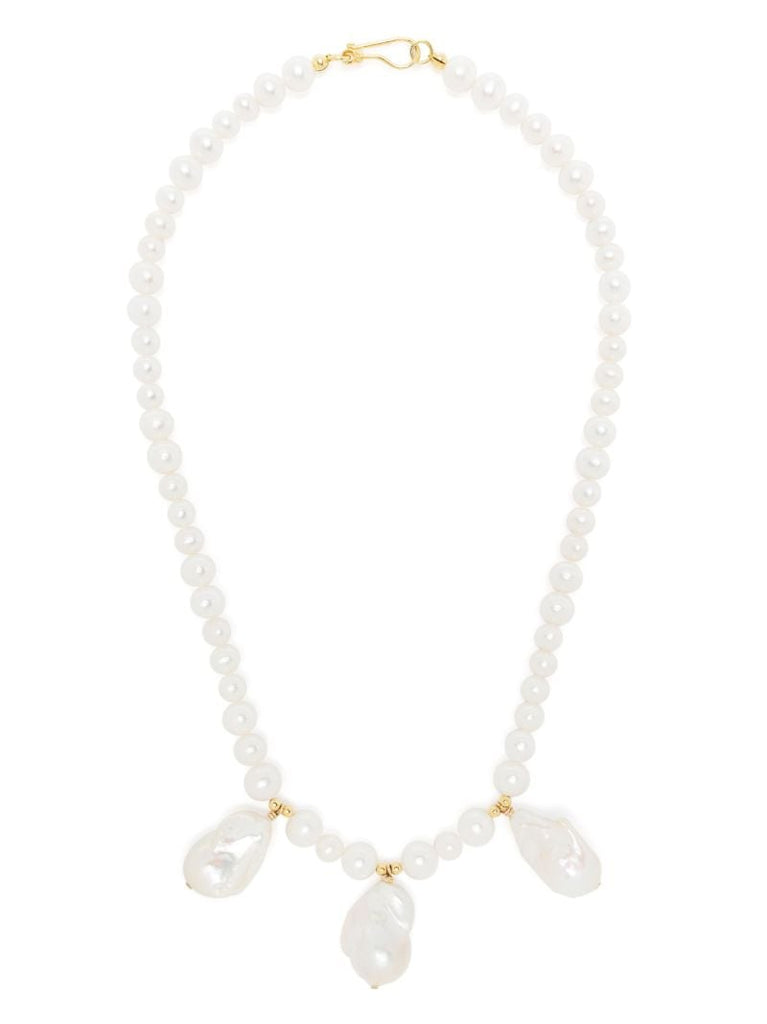 Gold-plated Pearl Necklace