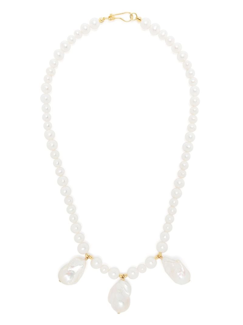 Gold-plated Pearl Necklace