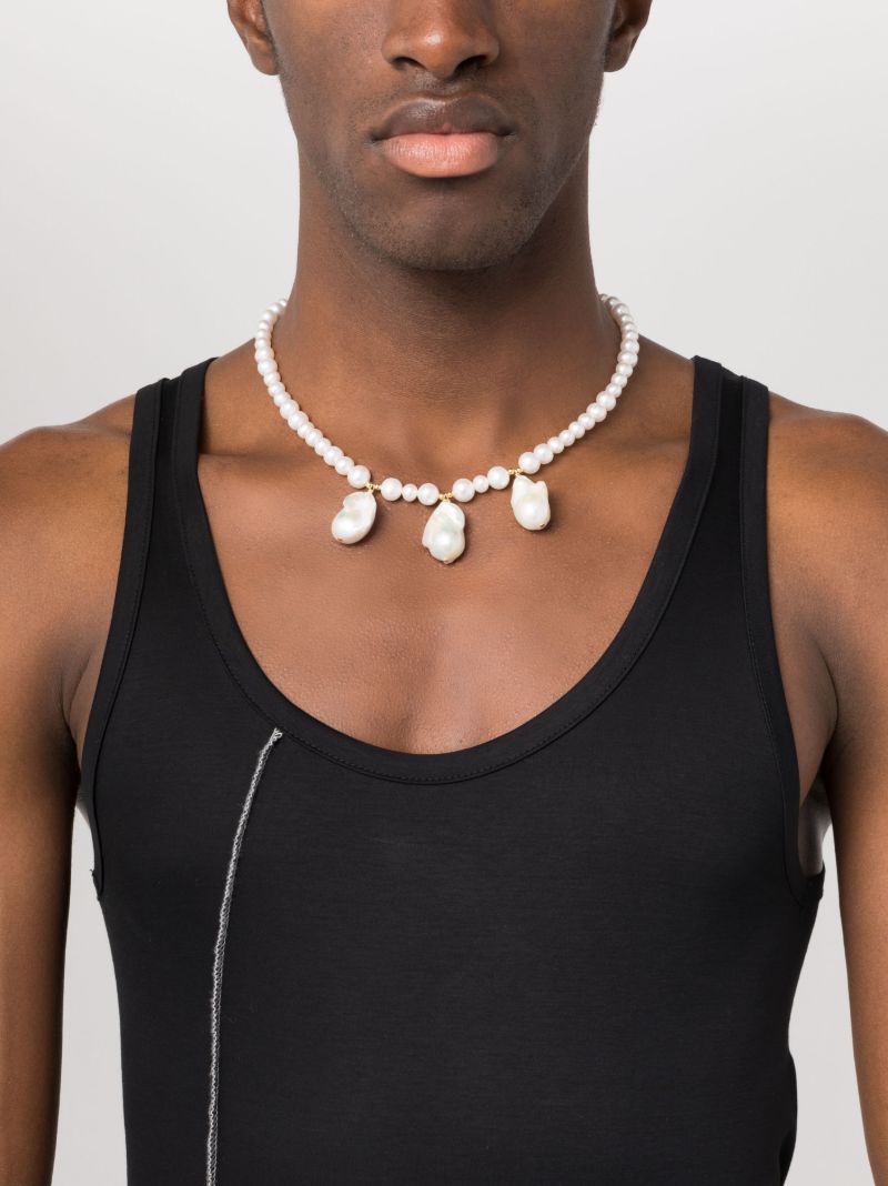 Gold-plated Pearl Necklace