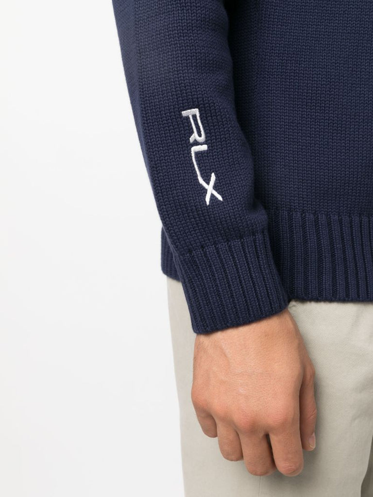 Blue Golf Coolmax Cotton-blend Sweater