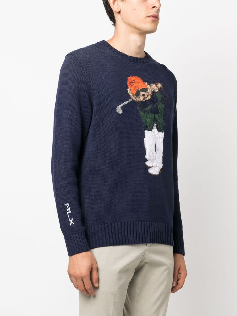 Blue Golf Coolmax Cotton-blend Sweater
