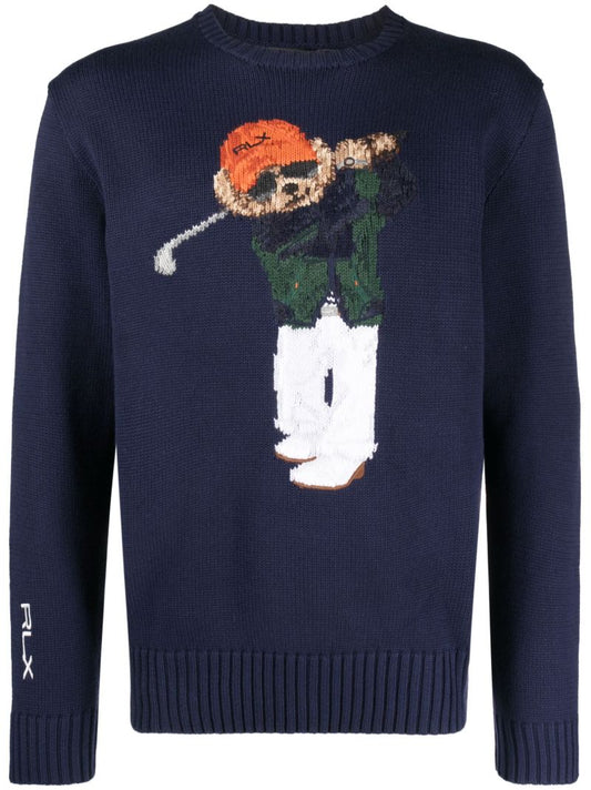 Blue Golf Coolmax Cotton-blend Sweater