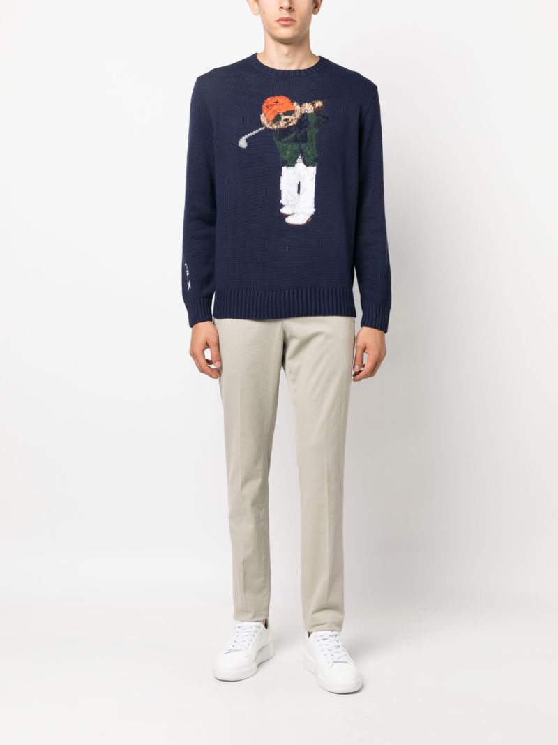 Blue Golf Coolmax Cotton-blend Sweater