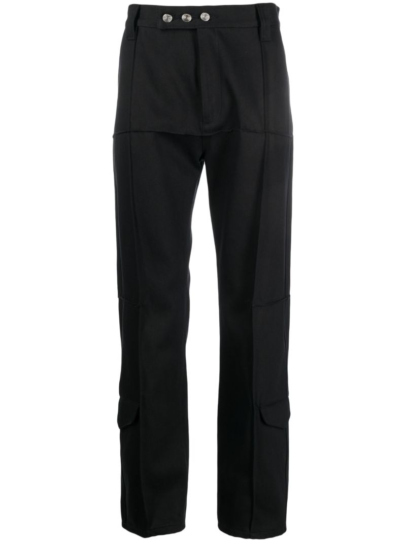 Blue Damnonia Straight-leg Trousers