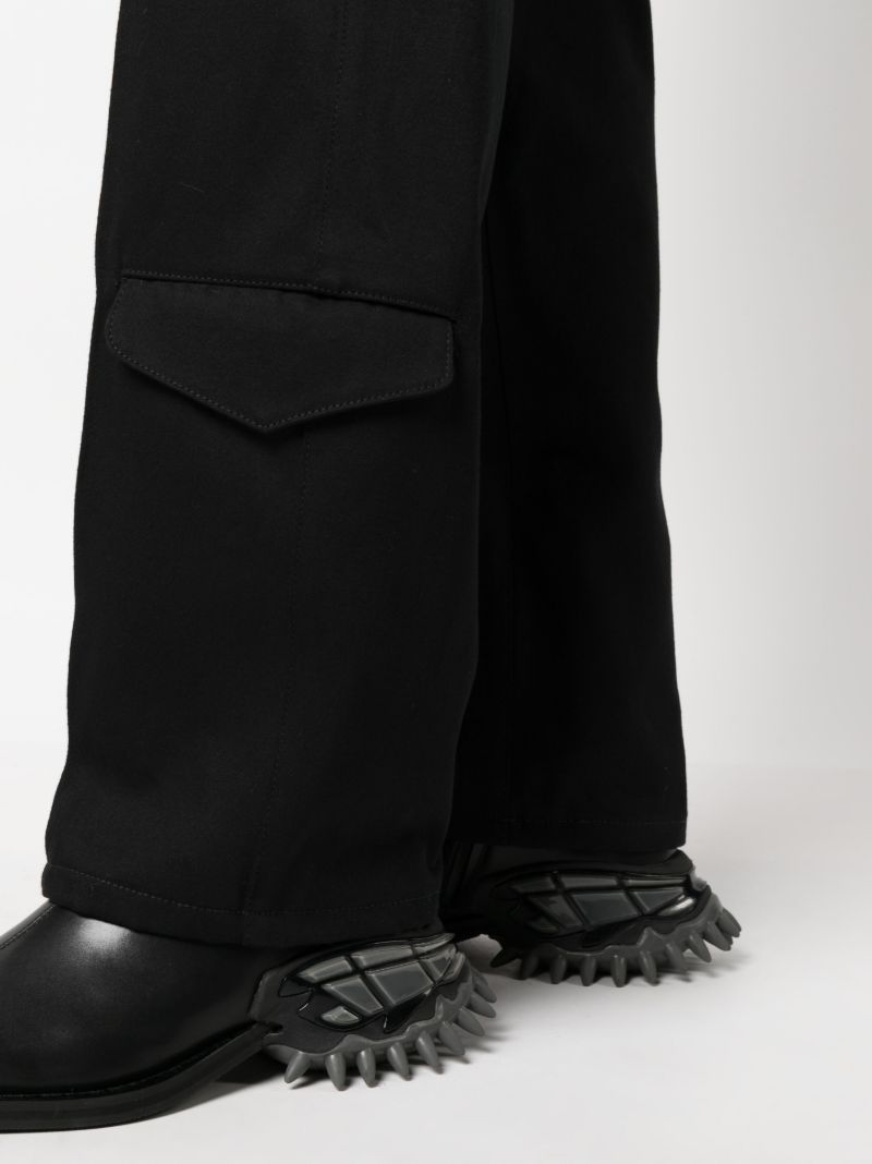Blue Damnonia Straight-leg Trousers