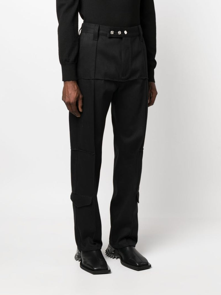 Blue Damnonia Straight-leg Trousers