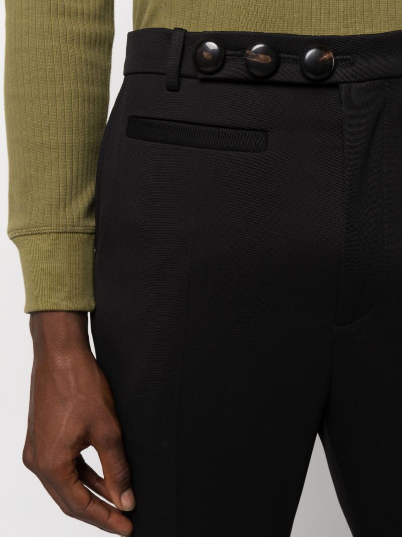 Black Lowther Cropped Trousers