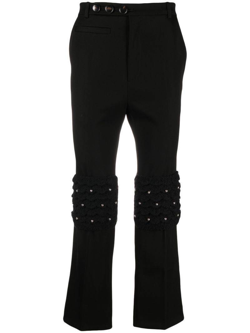 Black Lowther Cropped Trousers