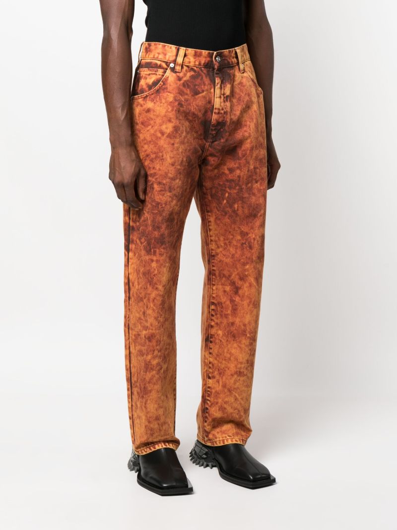 Orange Warkworth Straight-leg Trousers