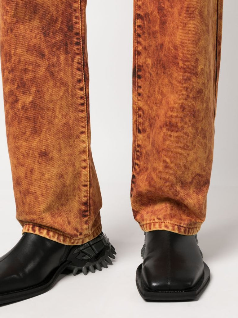 Orange Warkworth Straight-leg Trousers