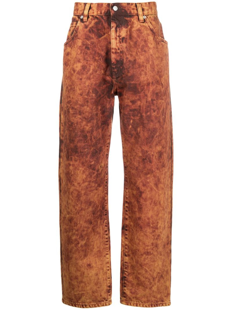 Orange Warkworth Straight-leg Trousers