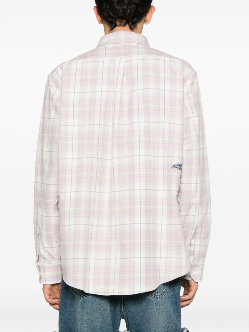 Pink Whisker Plaid Shirt