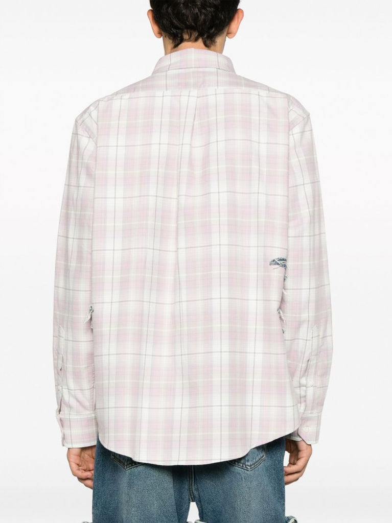 Pink Whisker Plaid Shirt