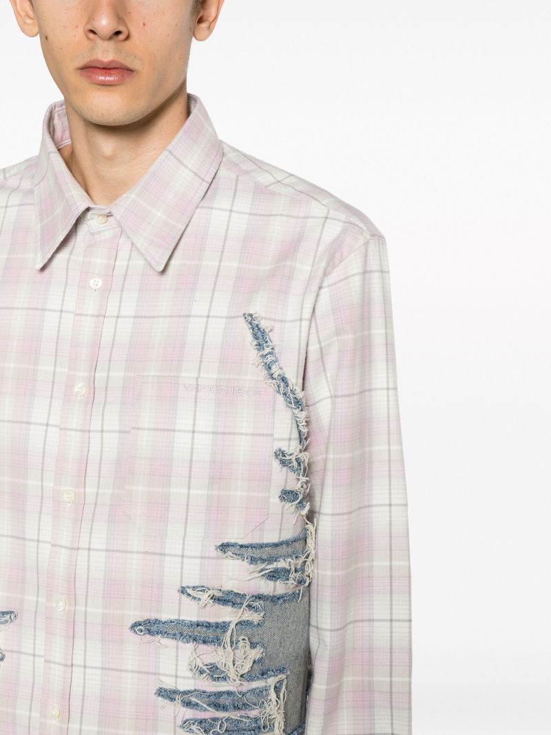 Pink Whisker Plaid Shirt