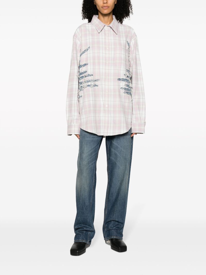 Pink Whisker Plaid Shirt