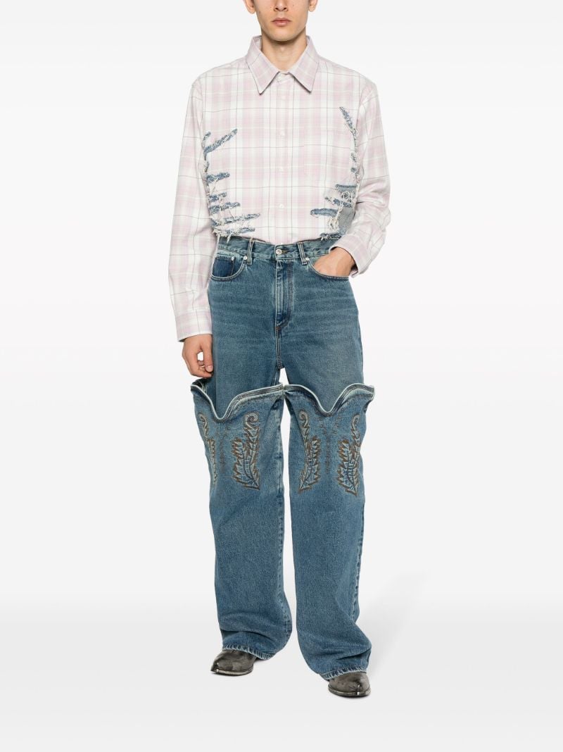 Pink Whisker Plaid Shirt