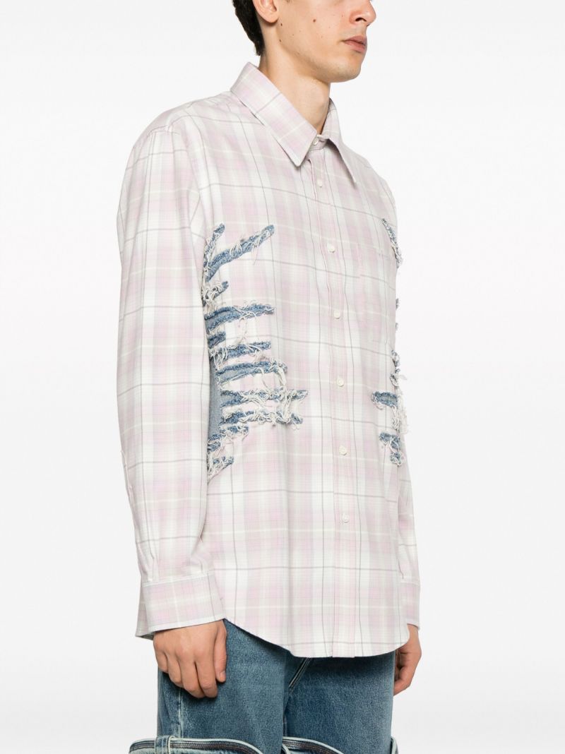 Pink Whisker Plaid Shirt