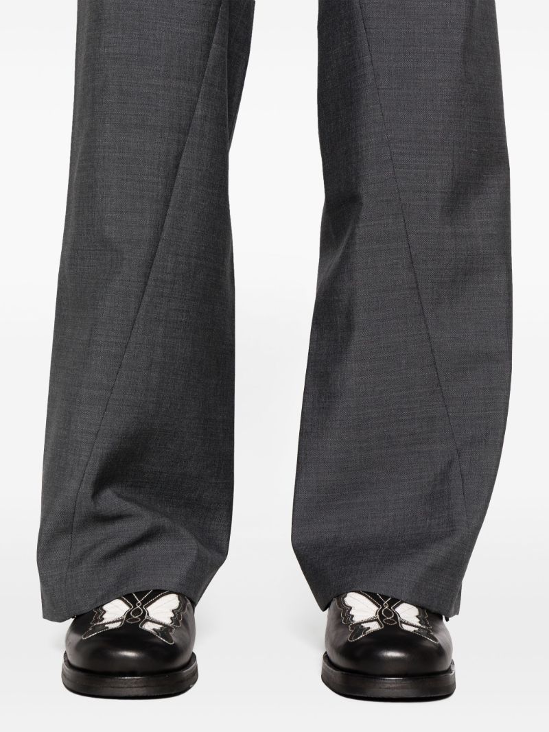 Grey Benz Tailored Trousers