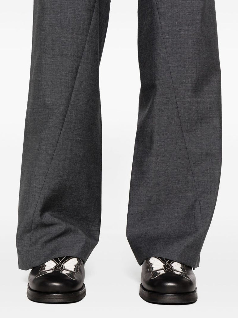 Grey Benz Tailored Trousers