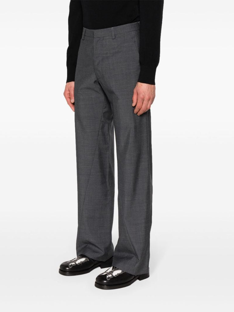 Grey Benz Tailored Trousers