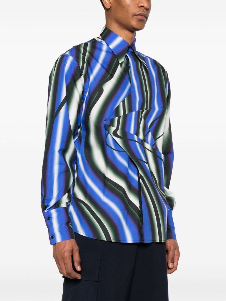 Blue Trip Graphic-print Shirt