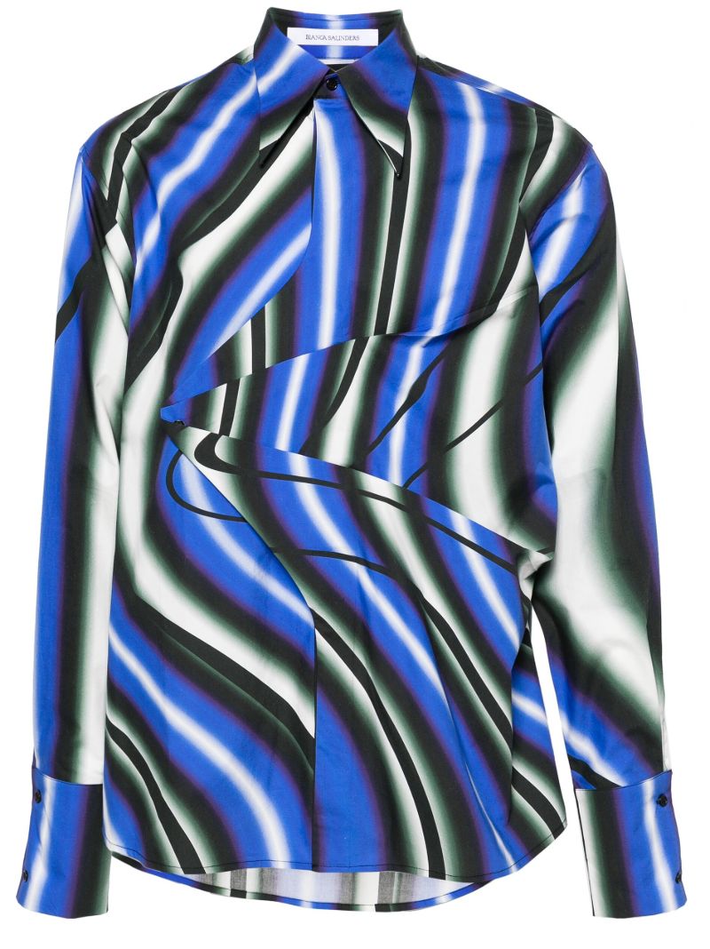 Blue Trip Graphic-print Shirt