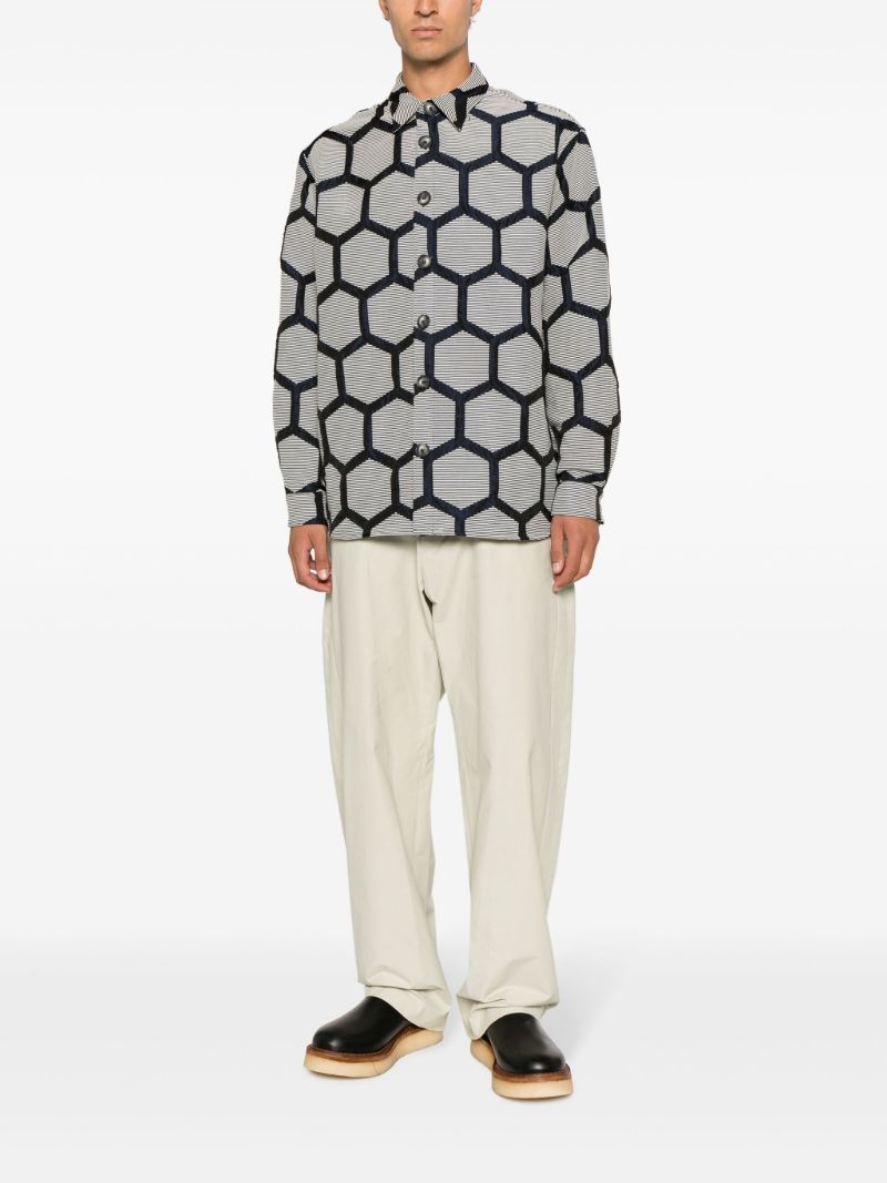 Neutral Wide-leg Trousers