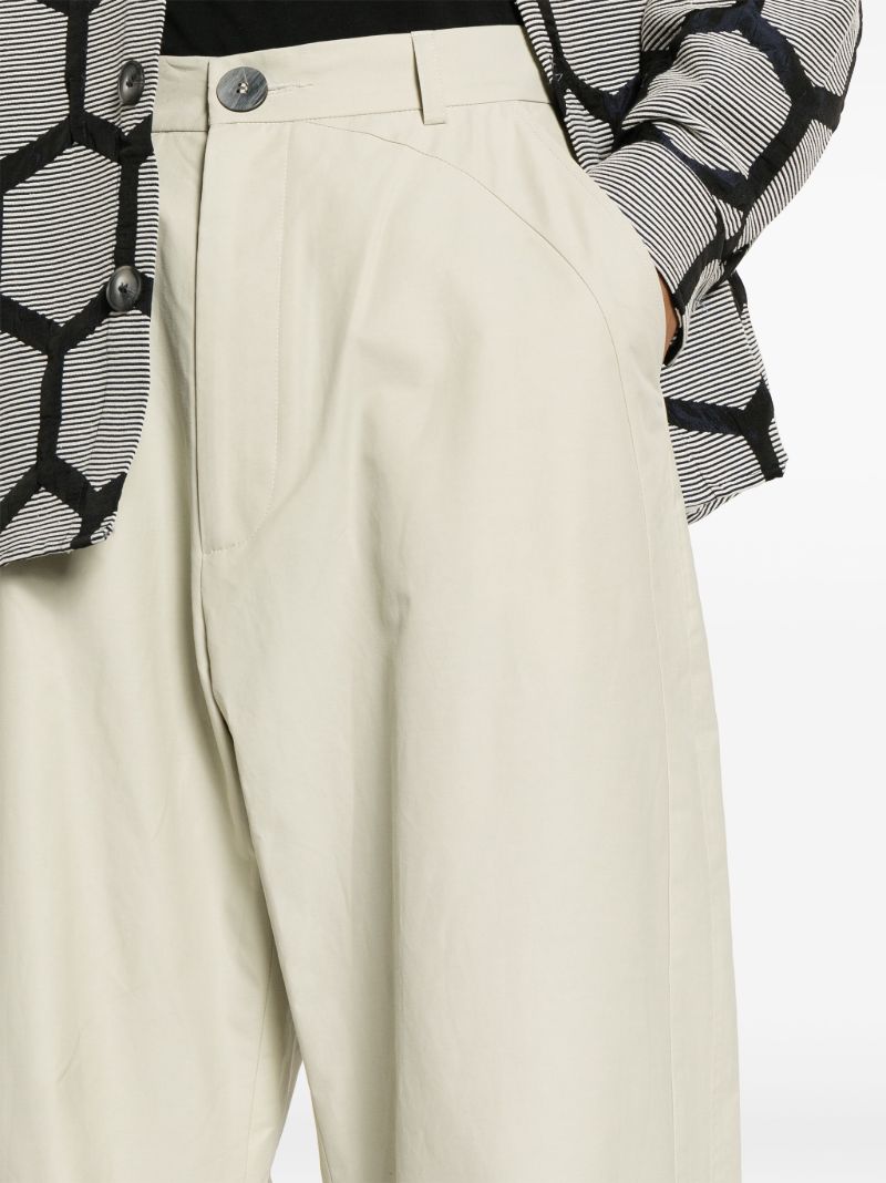 Neutral Wide-leg Trousers