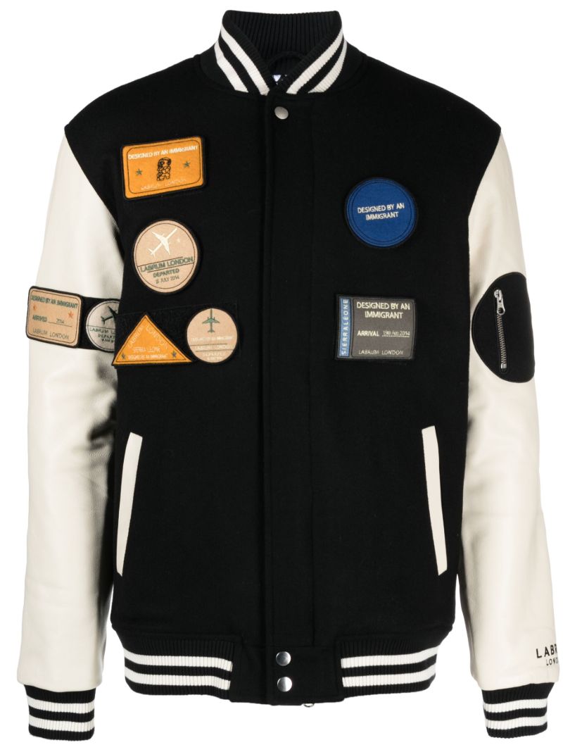 Black Nomoli Varsity Jacket