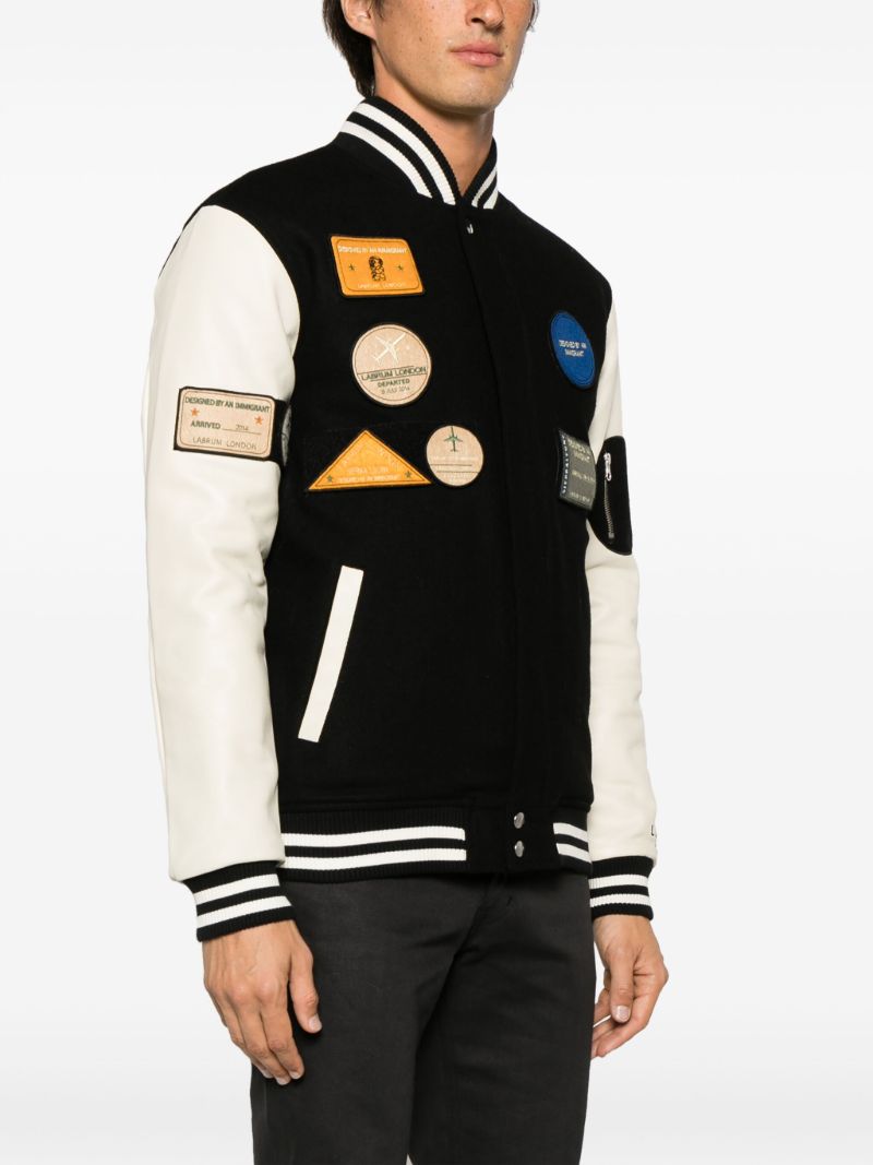 Black Nomoli Varsity Jacket
