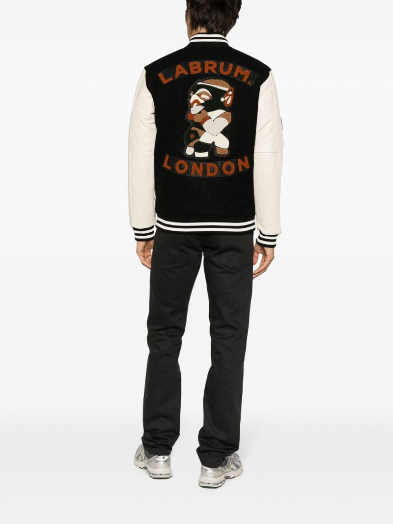 Black Nomoli Varsity Jacket