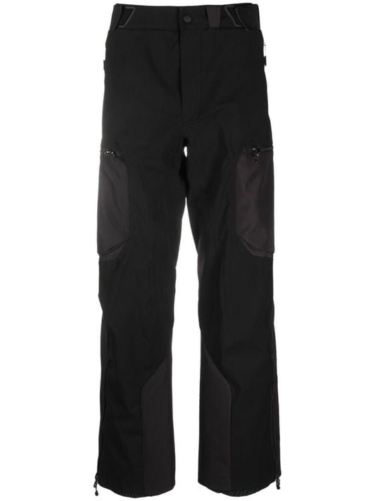 Black Trace Padded Ski Trousers