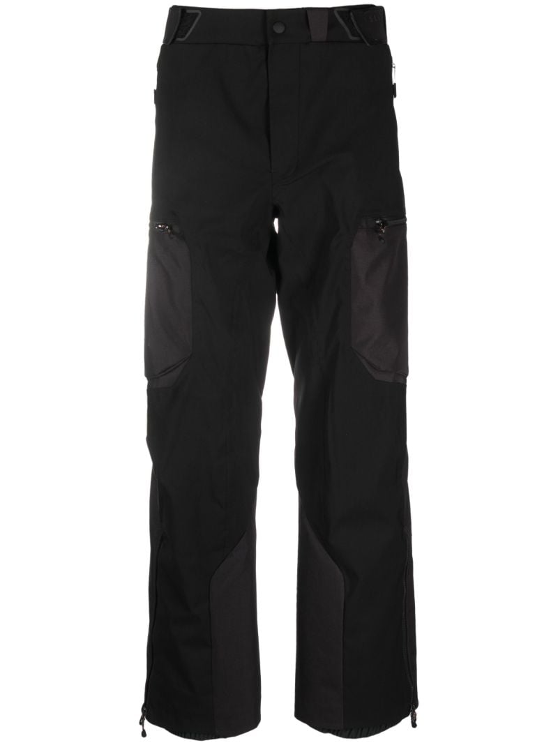 Black Trace Padded Ski Trousers
