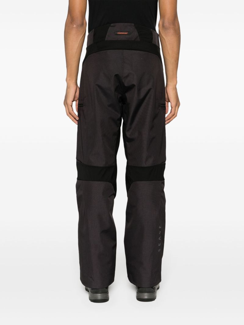 Black Trace Padded Ski Trousers