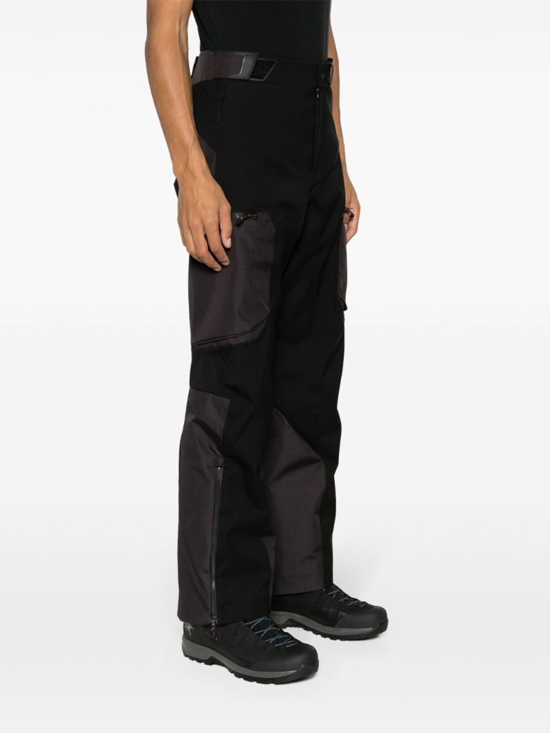 Black Trace Padded Ski Trousers